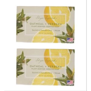 (2) Shugar Soapworks Oatmeal & Verbena Soap. NIB